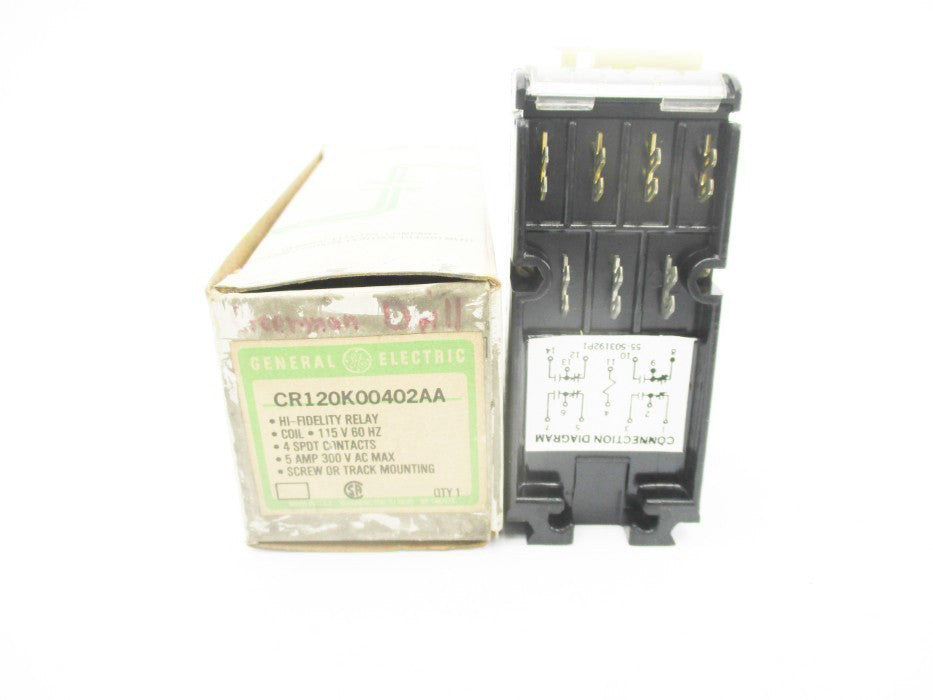 GENERAL ELCETRIC CR120K00402AA 115V 5A NSMP