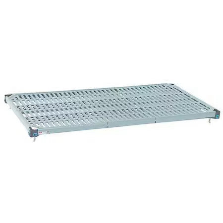 Metro Mq1860g Shelf, Ventilated Style, 60 In D, 18 In W, 3 7/16 In H, Blue,