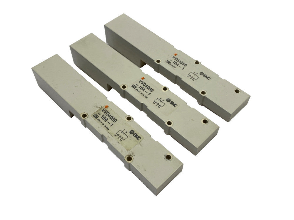 SMC VVQ4000-10A-1 Blank Manifold Plate Assembly LOT OF3