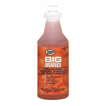 Zep 41501 Degreaser, 1 Qt Bottle, Liquid, Orange, 12 Pk
