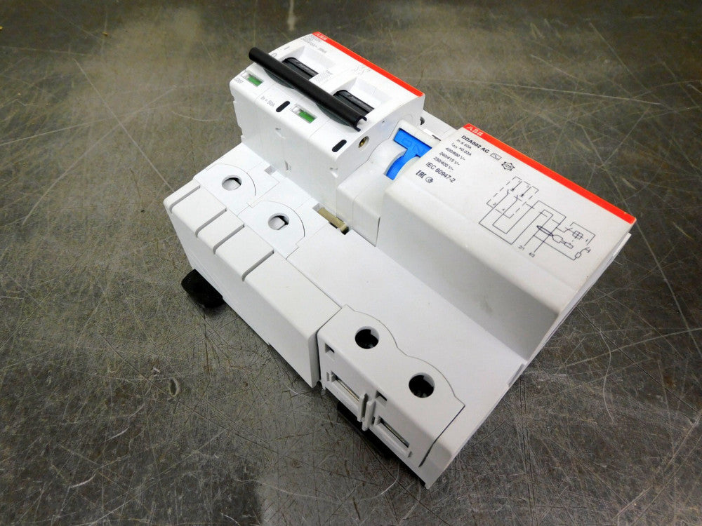 ABB DDA802AC S802N RCD Block & Circuit Breaker C50 IEC 60947-2