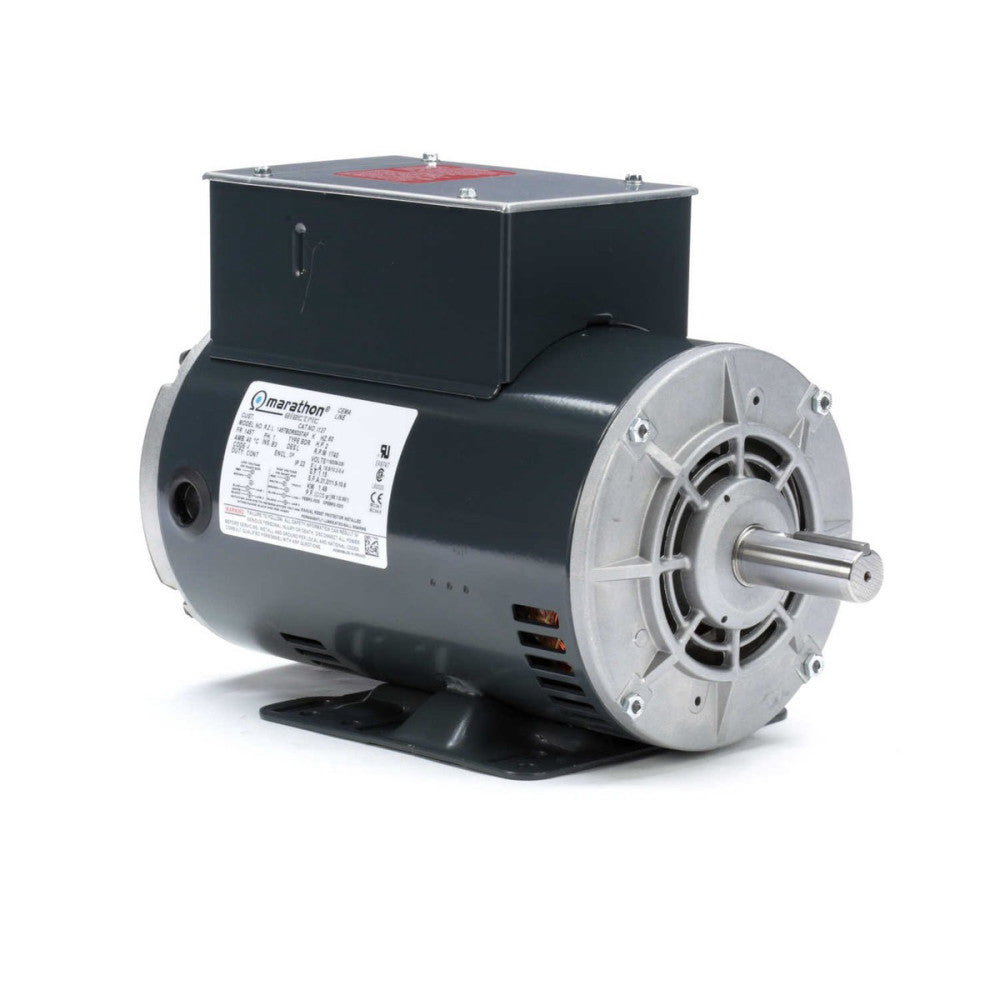 Marathon I127 Electric Motor 2 HP 1740 Rpm 1PH 115/208-230 Volt 145T 145TBDR5337