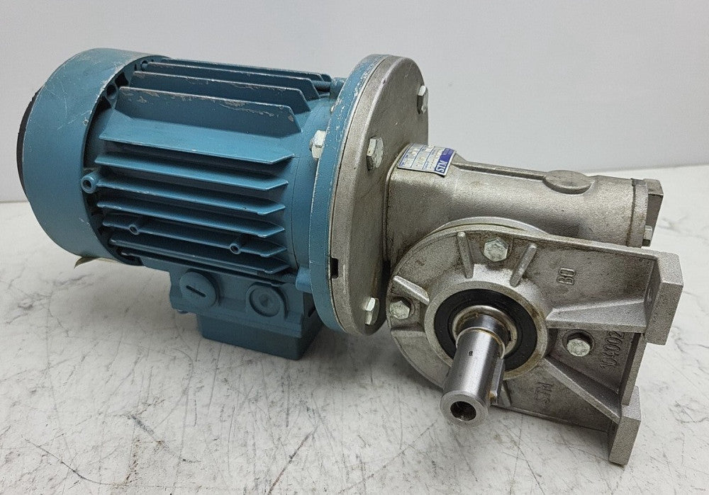 ABB Motors MU63B11-4 MK129054-S Motor w/ Bologna RMI-40-D Gear Reducer 40:1 Rati