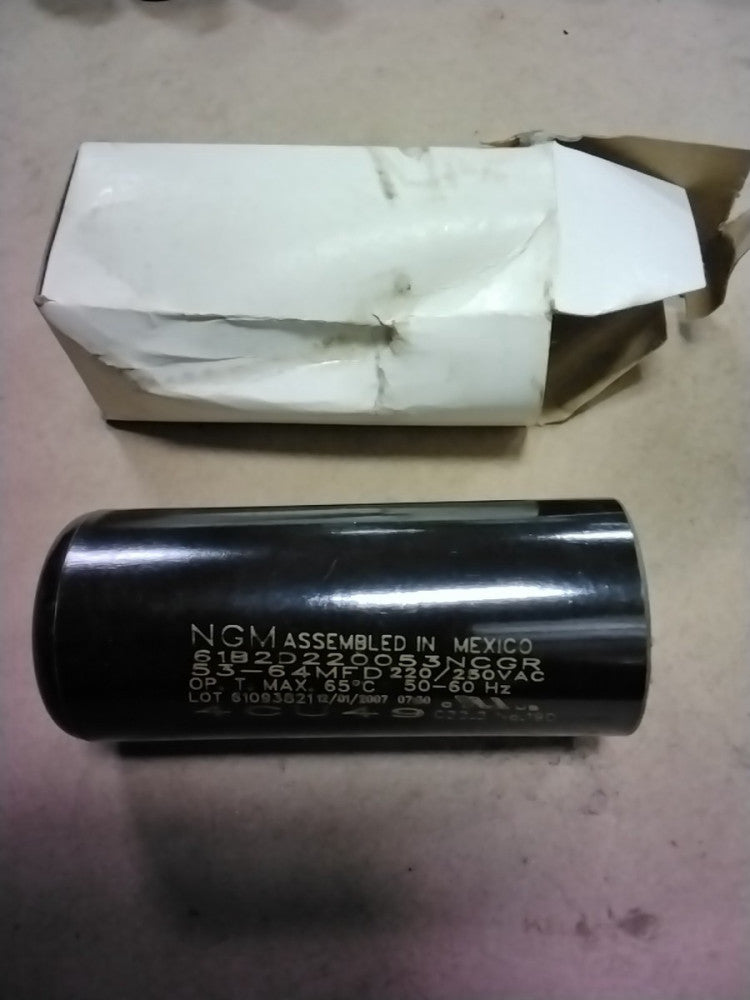 NGM 4CU49 Capacitor 53-64 MFD  220-250VAC