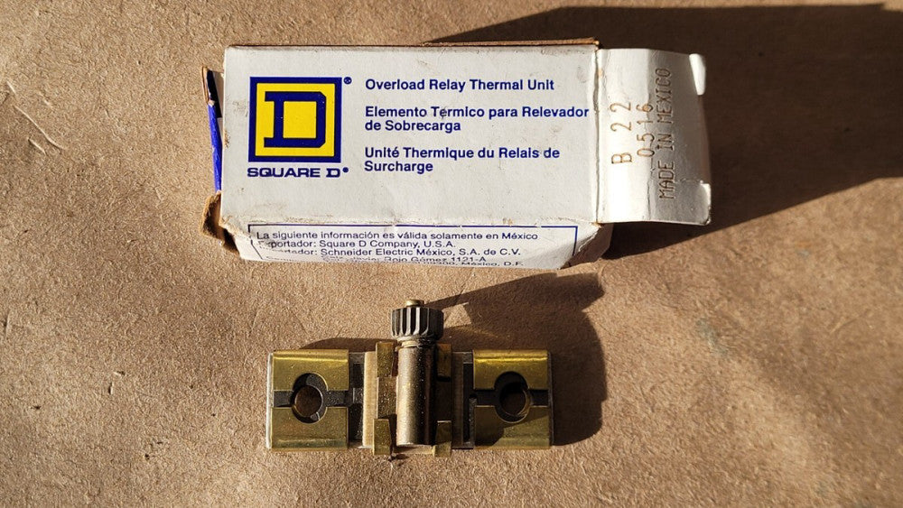 Square D B22 Overload Relay Heater Element