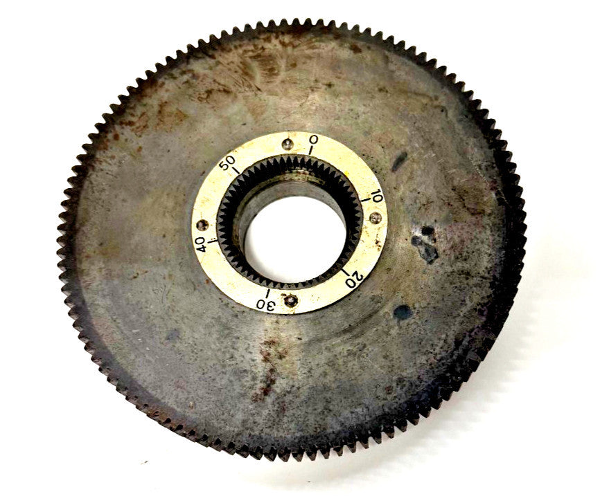 POSITIONING GEAR 6-5/8"OD 1" BORE 2"TEETH BORE 2"KEYWAY 110TEETH 60INNER TEETH