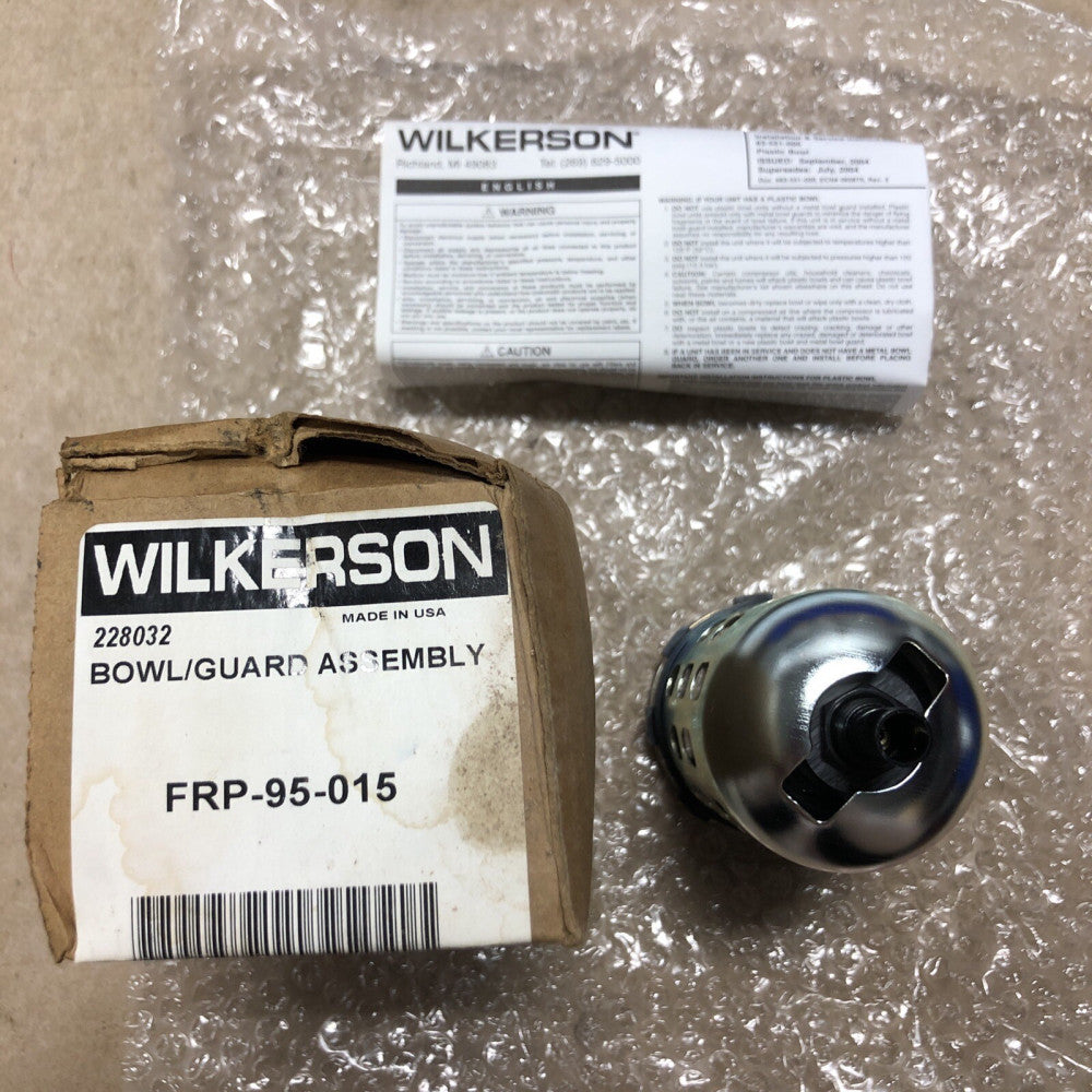 NEW Wilkerson FRP-95-015 Bowl/Guard Assembly 