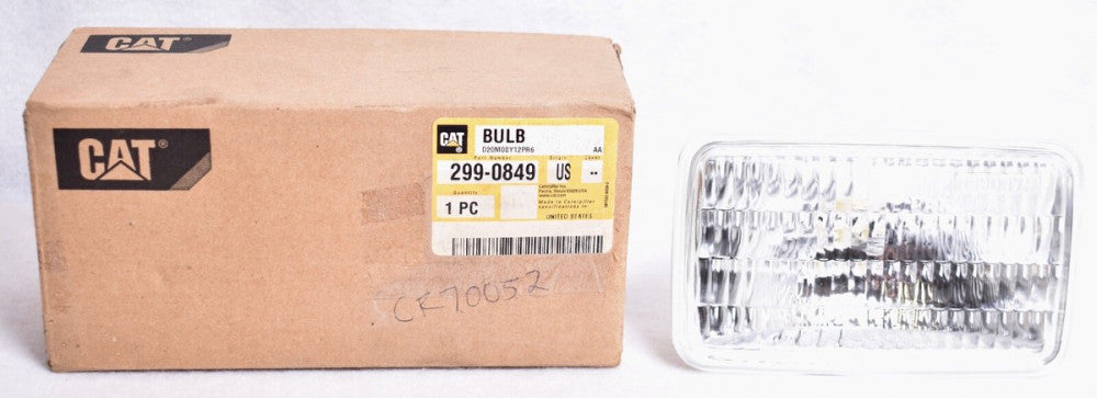 OEM CAT Caterpillar Sealed Clear Light Bulb 299-0849