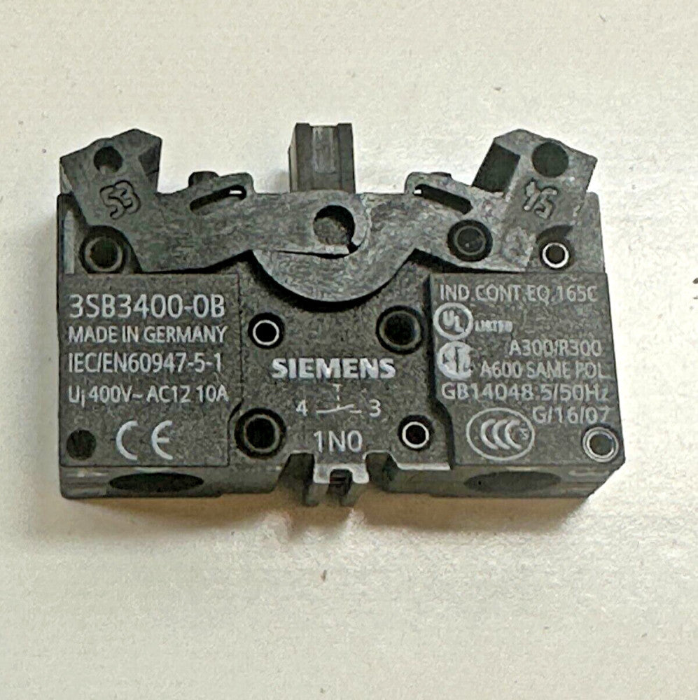 Siemens 3SBS3-400-0B Contact Blocks 1 N.O. Black (Box of 15pcs) New Fast Ship