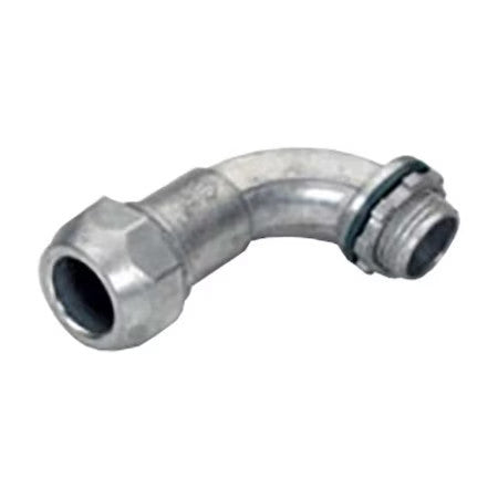 Bridgeport Fittings 895-Dc2 Mc Grounding Connector, 1/2 In, Snap-In, Zinc