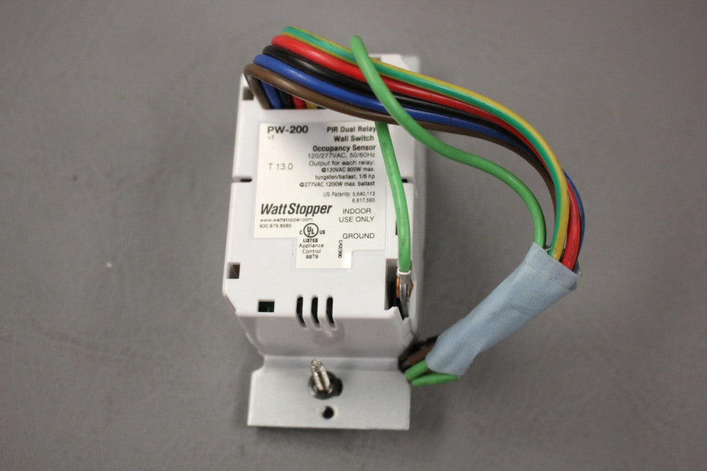 WATTSTOPPER DUAL RELAY WALL SWITCH PW-200