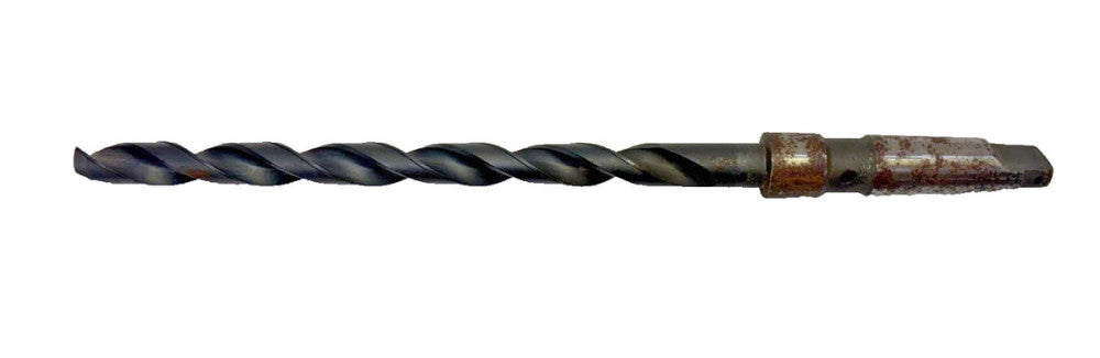 GEORGE WHALLEY #3 MORSE TAPER SHANK DRILL BIT, OAL 13-3/4"