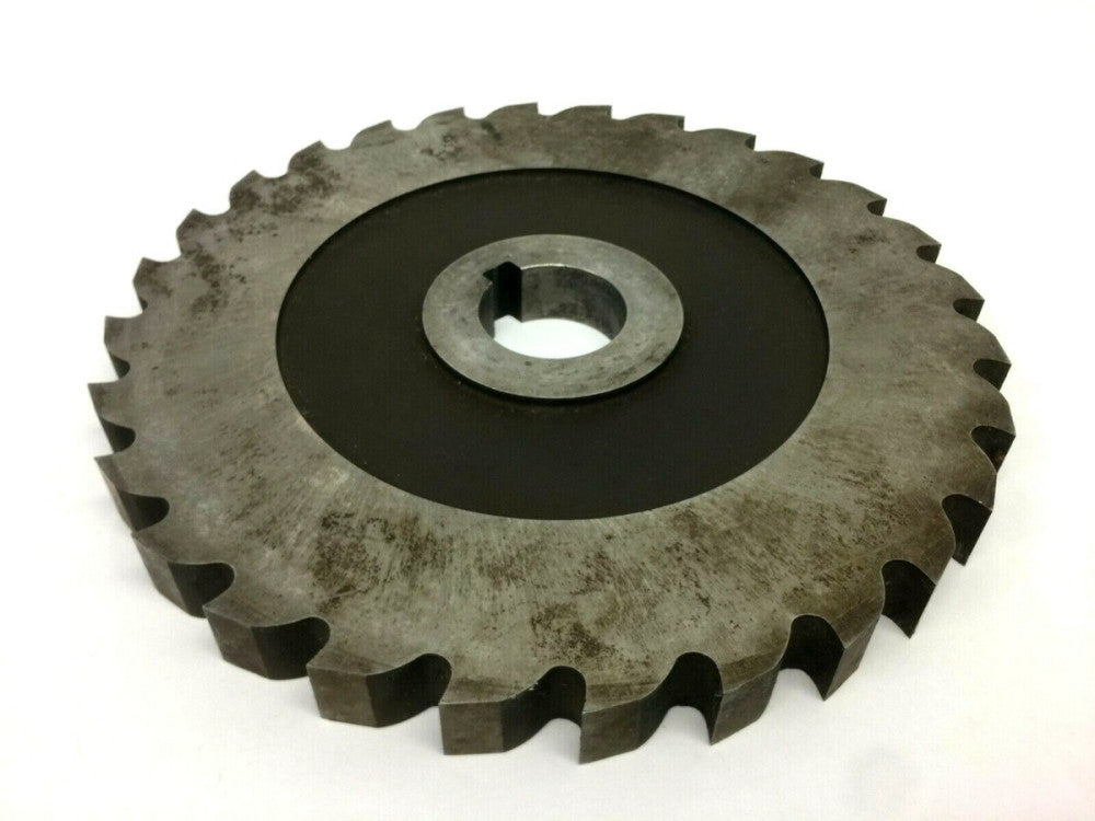 ITW 6x1/2x1 HS Side Milling Cutter Blade, Straight 28-Teeth 