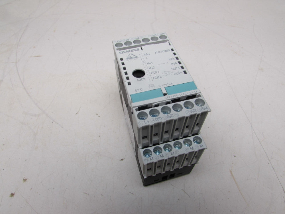 SIEMENS SIRIUS 3RK1400-1CE01-0AA2 AS-Interface Slimline Module XLNT CONDITION !!