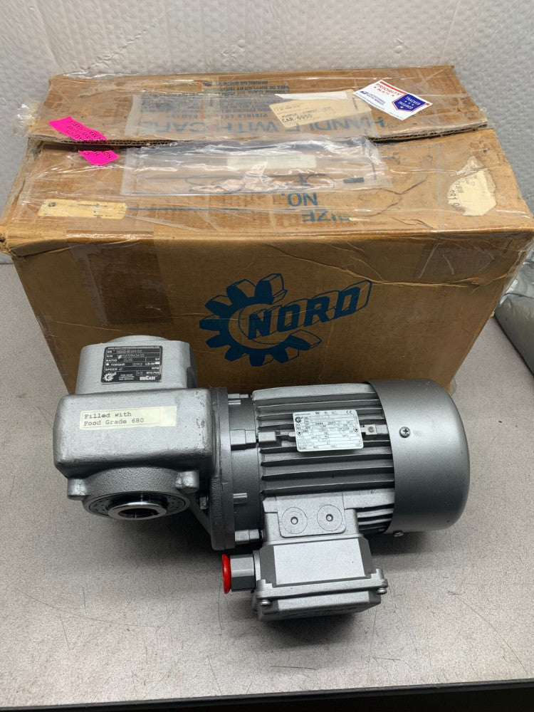 NEW IN BOX NORD 80 LH/4 CUS GEAR MOTOR 35:1 RATIO REDUCER SK 1S63AZB-80 LH/4 CUS