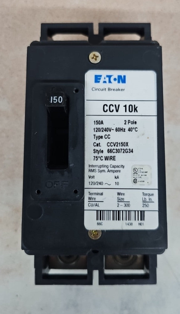 EATON CORPORATION CCV2150X  150 AMP NNB
