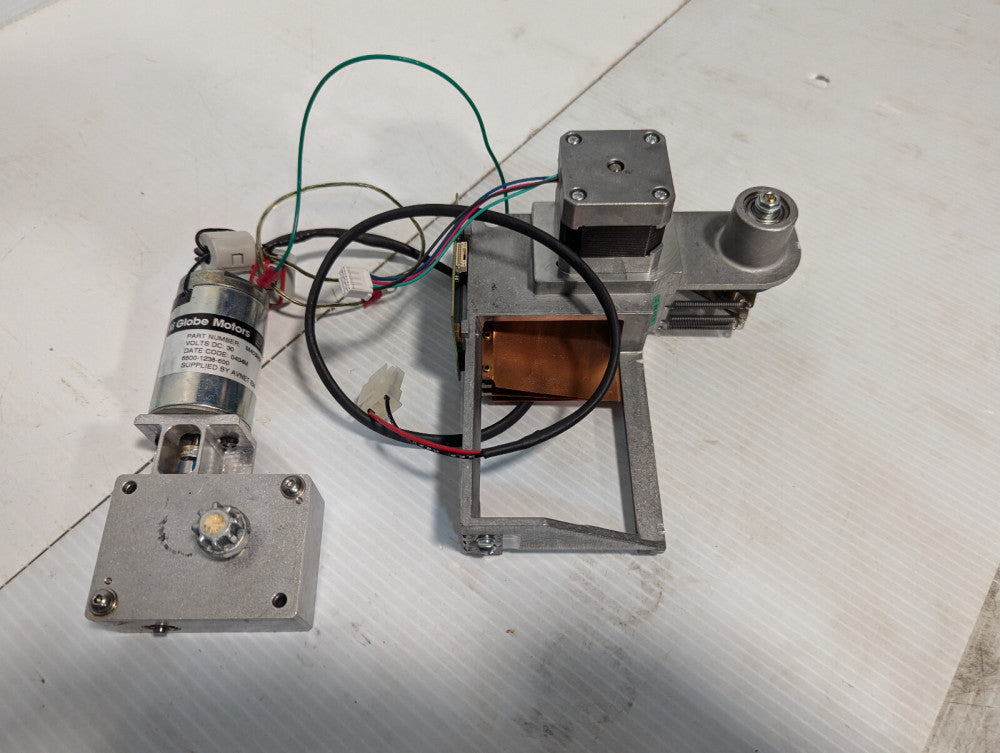 Siemens motor assembly as pictured: Globe Motor M403M58, Vexta Stepping motor...
