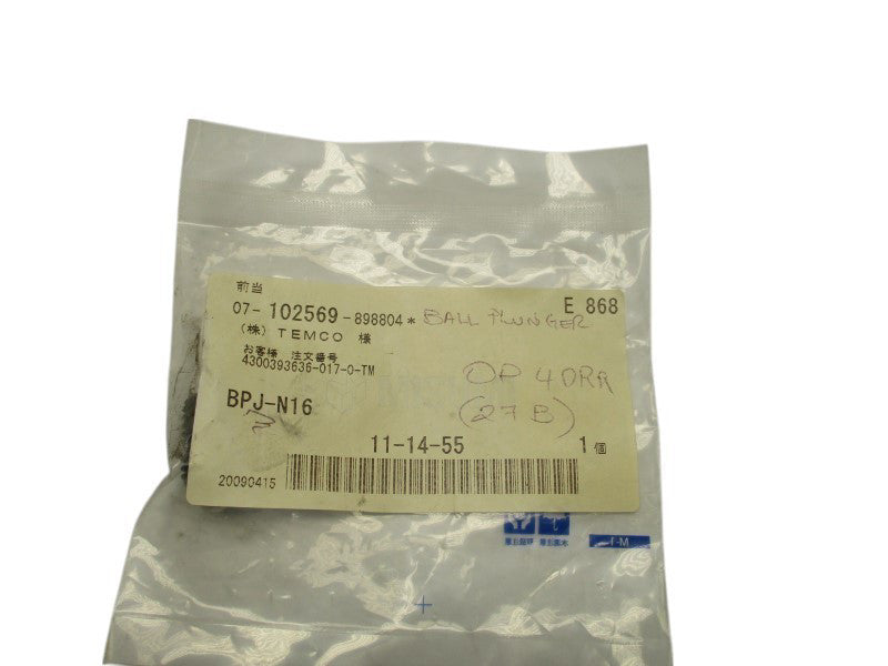 MISUMI BPJ-N16 BALL PLUNGER  NSMP