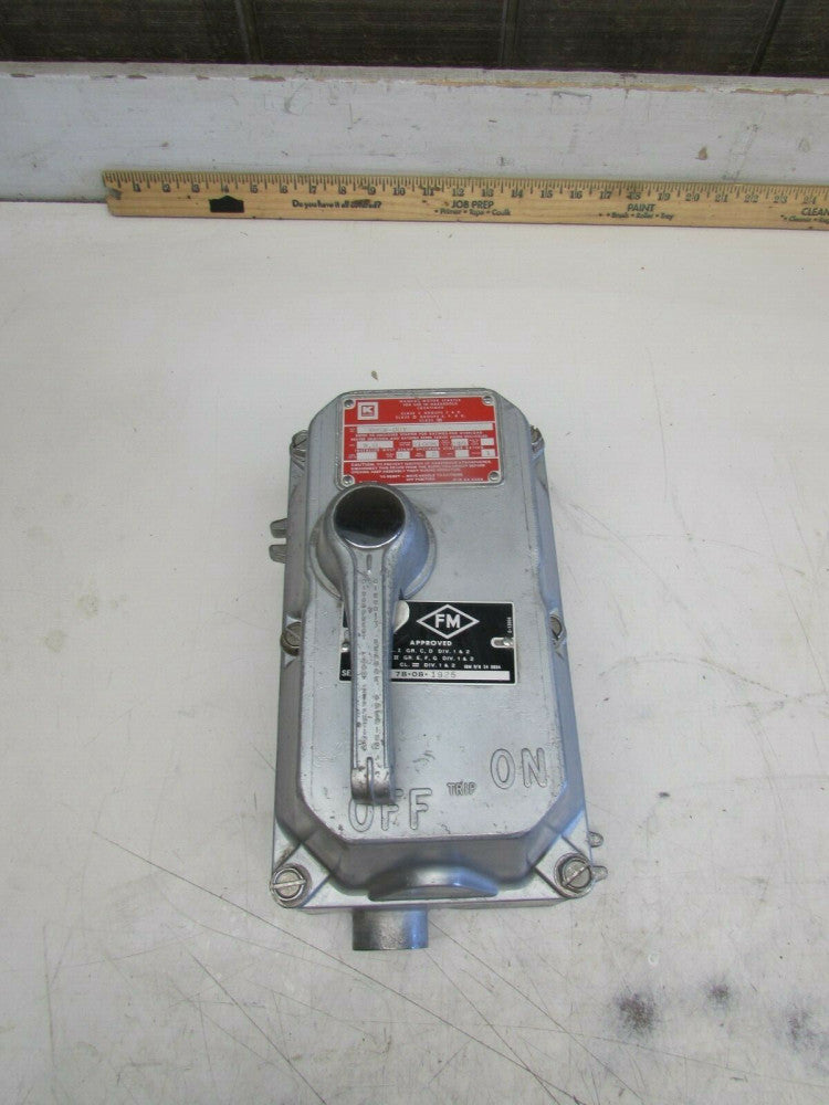 KILLARK XMSW-0BT, HAZARDOUS LOC. SWITCH , WESTINGHOUSE SIZE 0 STARTER, NOS!