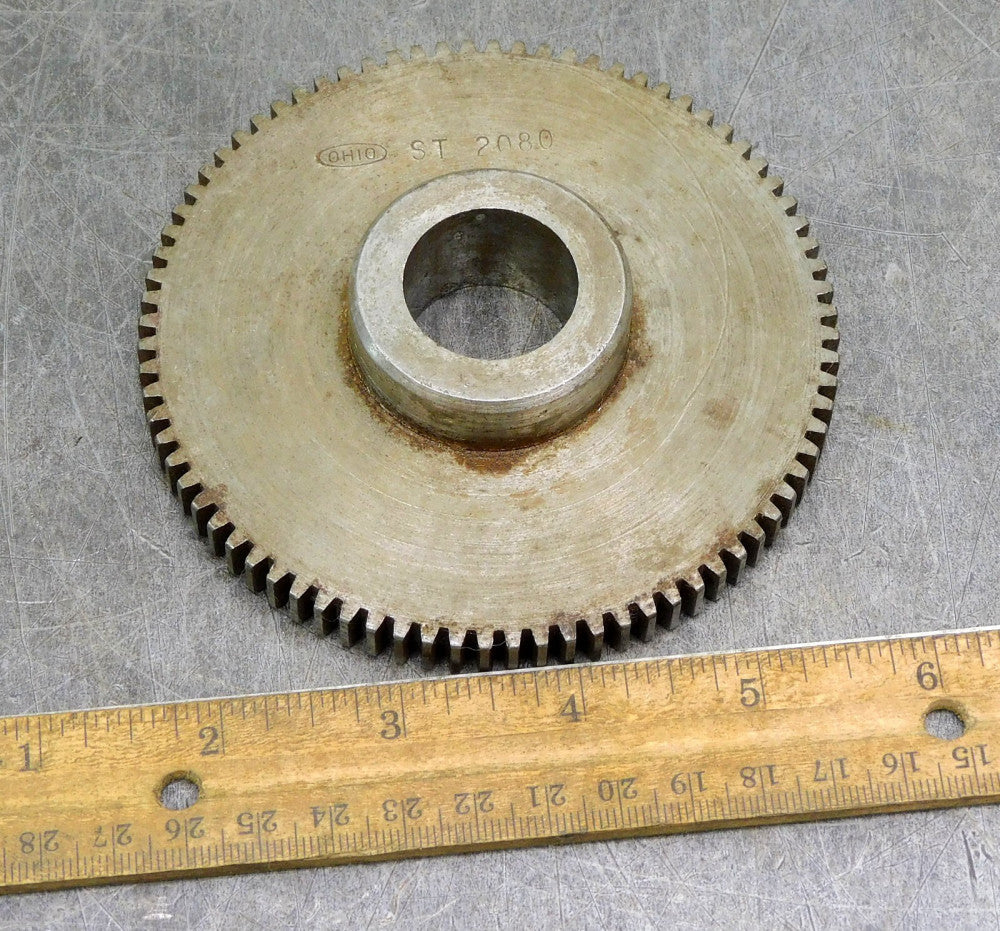 Ohio Gear ST 2080 External Tooth Spur Gear 80 Teeth 1" Bore 4" Face DIA