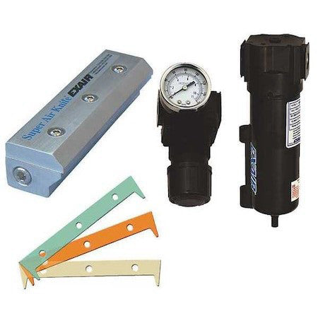 Exair 110236 Air Knife Kit,1/4 In Npt,36 In L,Al