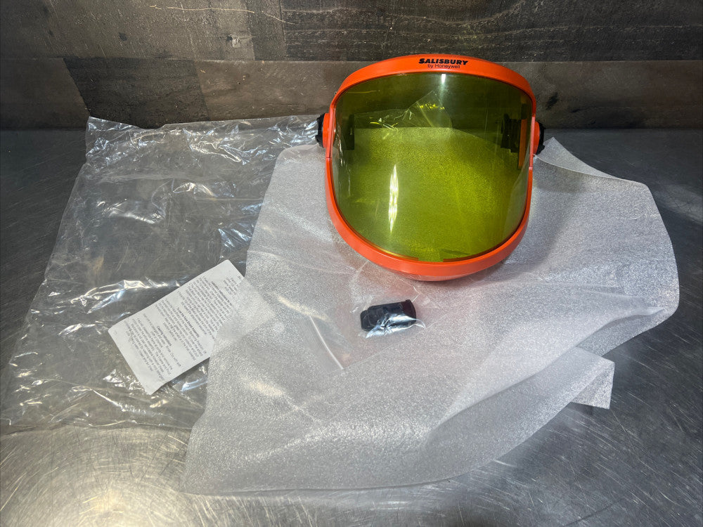 Nos Surplus SALISBURY AS1200 ELECTRIC ARC FLASH FACE SHIELD BY HONEYWELL