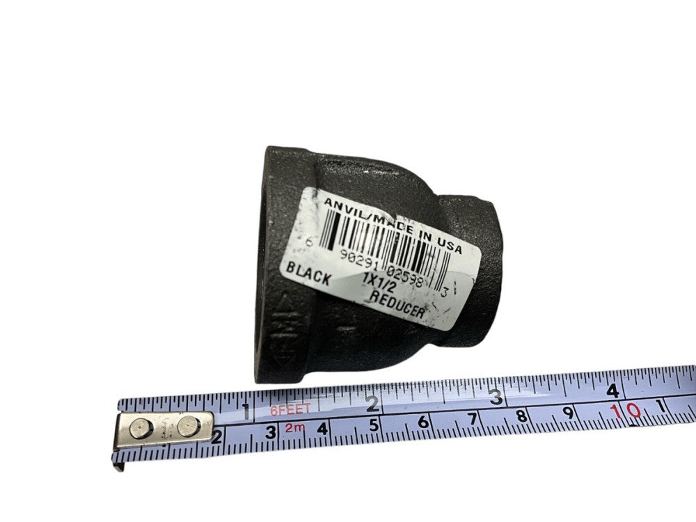 Anvil Reducer Coupling Malleable Iron Galvanized 1" x 1/2" 8700135455