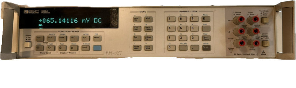 Agilent HP Keysight - model 3458A - 8.5-Digit Benchtop Digital Multimeter 