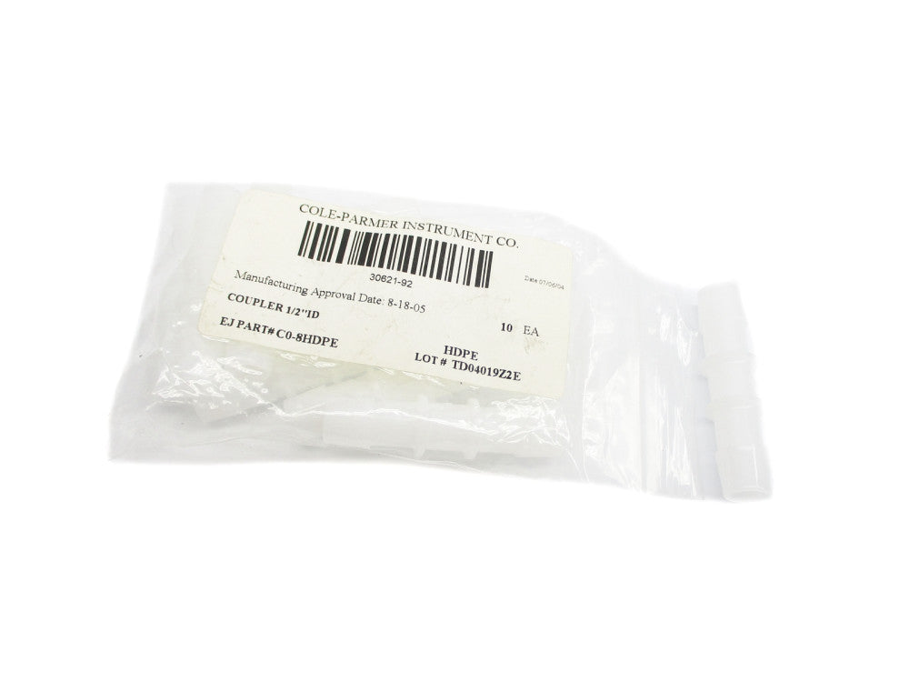 COLE PARMER C0-8HDPE (PKG OF 10) NSMP