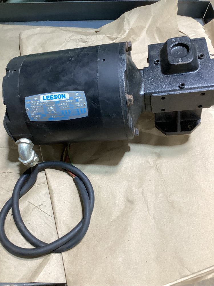 Leeson 111352.00 Electric Motor C6T17NC62D 3ph 0.25hp 1725/1425rpm 208-230/460V