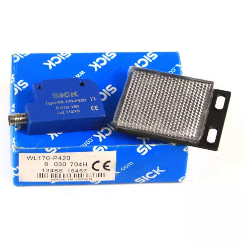 NEW SICK WL170-P420 PLC PHOTOELECTRIC REFLEX SWITCH SENSOR M8 4-PIN