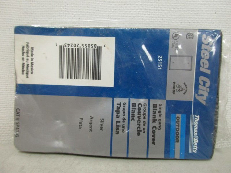 STEEL CITY 25151 BLANK COVER NSMP