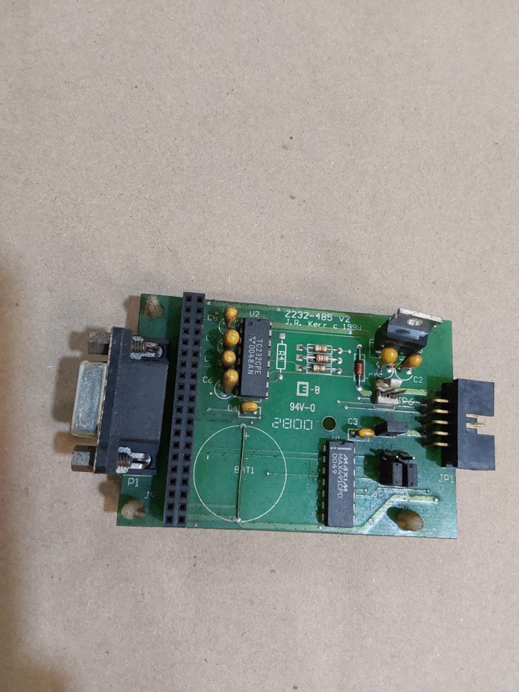 JR Kerr KAE-Z232-485-BDV2 SERIAL PORT CONVERTER BOARD MOTION CONTROL USED