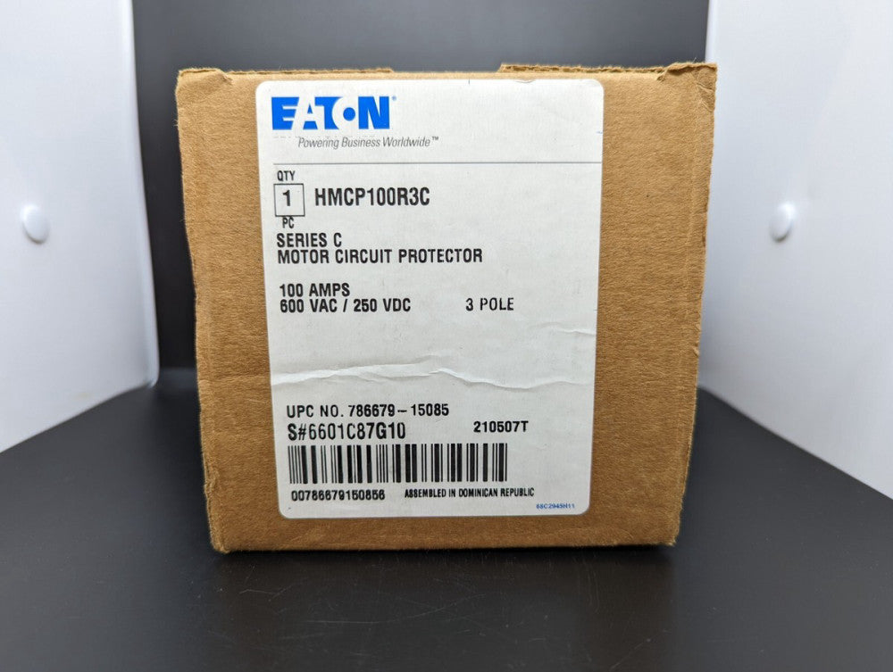 Eaton HMCP100R3C 100 Amp Motor Circuit Protector NEW IN BOX