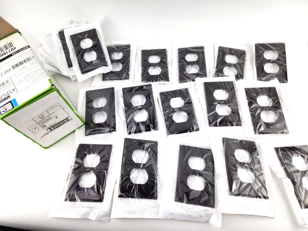 20pcs Leviton Brown Receptacle Wallplate Nylon Duplex Outlet Cover 80703
