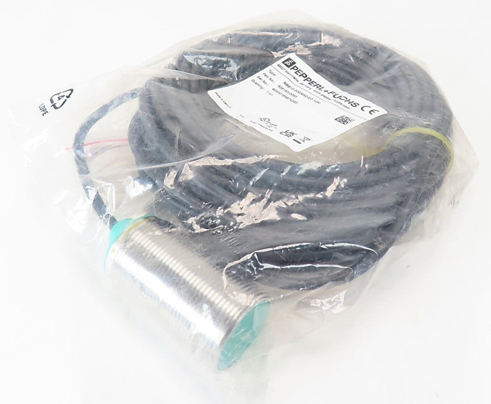 Pepperl + Fuchs NBB15-30GM50-E2-10M Inductive Sensor 15mm Flush *USA Seller* NEW