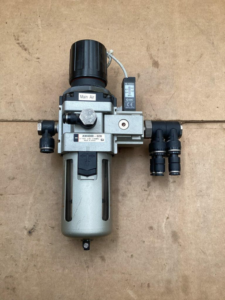 SMC AW4000-02B Pneumatic Regulator; 0.05-0.85MPa