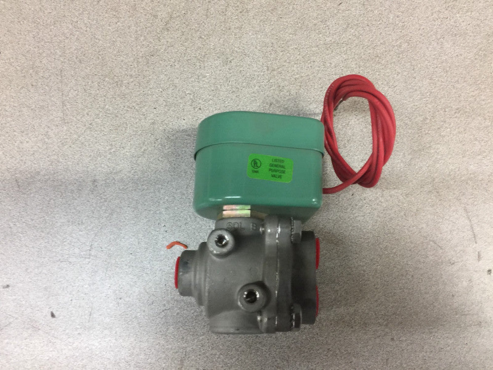 NEW IN BOX ASCO 1/4"NPT 120VAC 125PSI VALVE 8342701