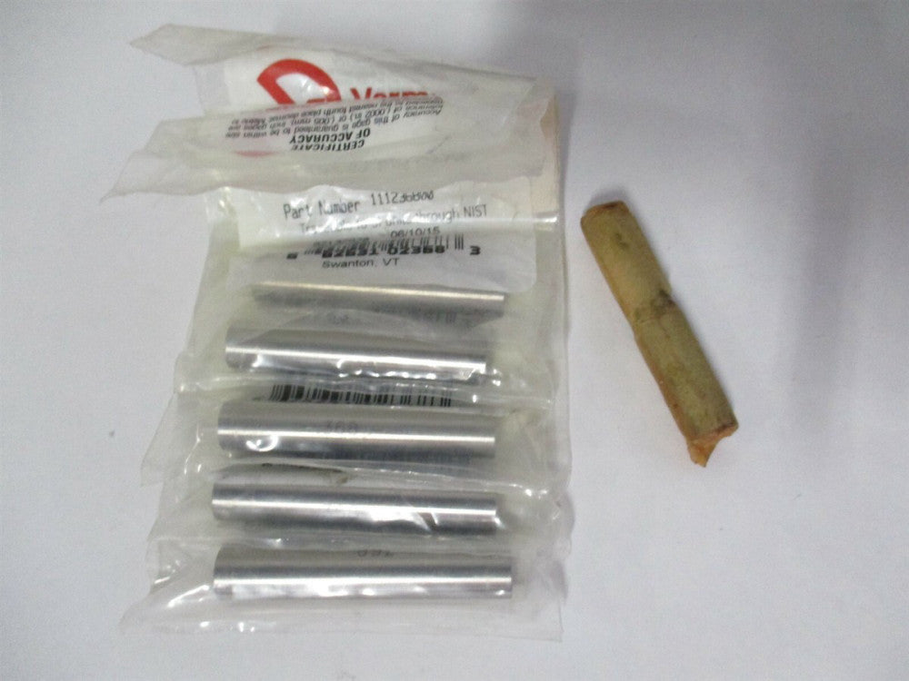 Vermont Gage (111236800) 0.368" Diam Class ZZ Minus Plug & Pin Gage - Lot of 6