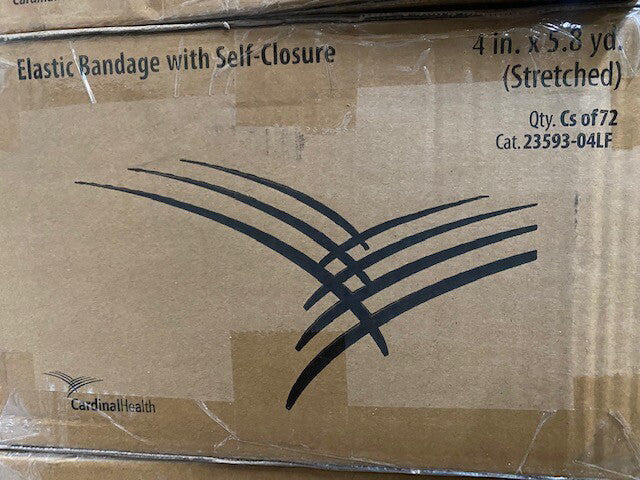 (Case of 72) 23593-04LF Cardinal Elastic Bandage Elite 4" x 5.8 yds