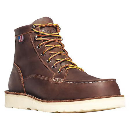 Danner 15564 Men's 6-Inch Work Boot, 13 D, Steel Toe, 6 In H, Brown, 15564