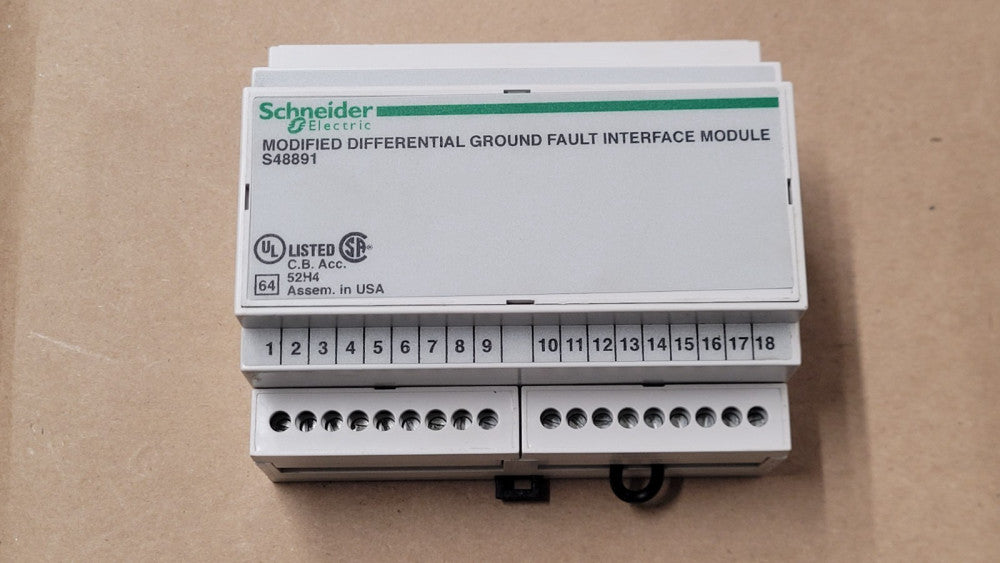 Schneider Electric S48891 Ground Fault Interface Module