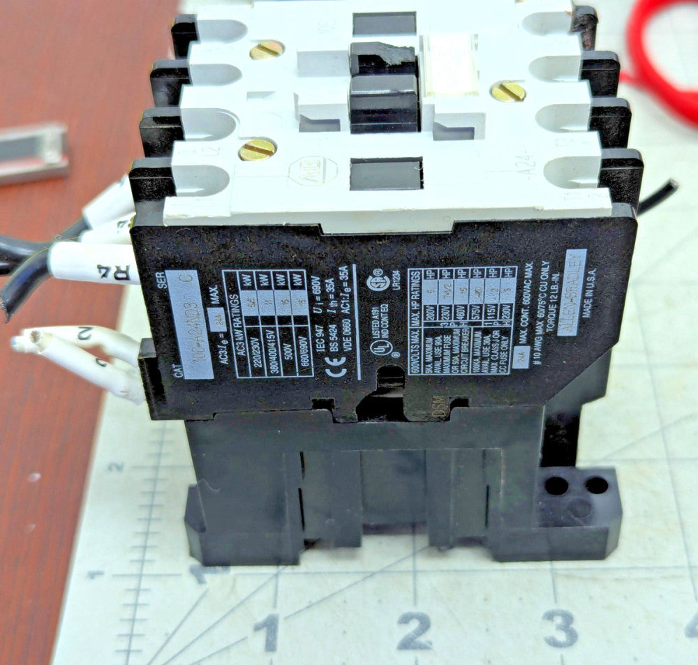 Allen Bradley 100-A24ND3 Contactor TESTED WORKING PULL [Z3B7]#31