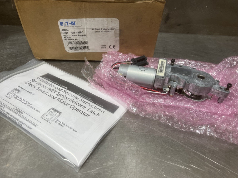 Eaton NSB IZMX-M16-48DC Circuit Breaker Accessories 48V NF Frame Nos Surplus