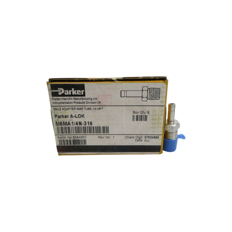 PARKER M6MA1/4N-316 1/4" NSMP