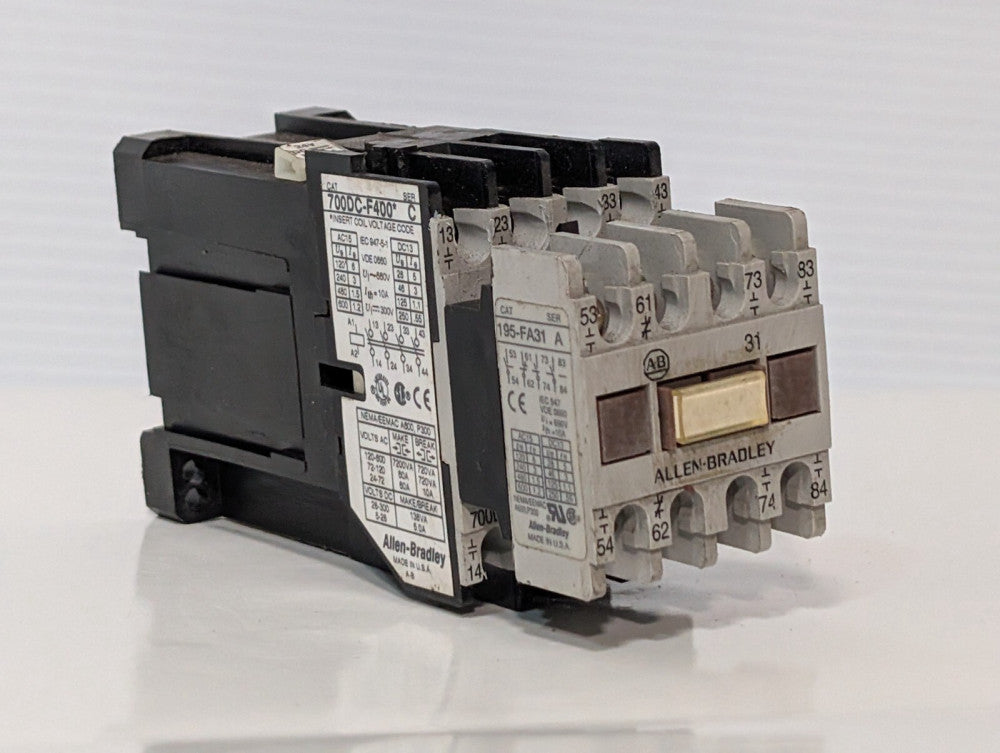 Allen Bradley 700-F400 Control Relay, Series C, NB714 24vdc Coil