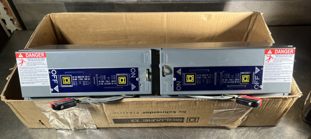 Nos Surplus Square D QMB221TW Fusible Branch Switch 2p 30a Amp