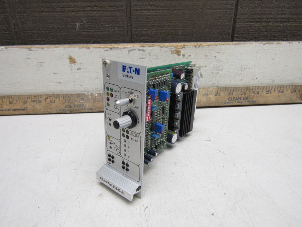 VICKERS EEA-PAM-535-D-33 SERVO POWER AMPLIFIER KF*G4V-5 XLNT USED TAKEOUT !!
