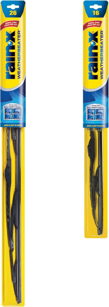 Rain-X WeatherBeater 26" & 16" Windshield Wiper Blades Pack #R017