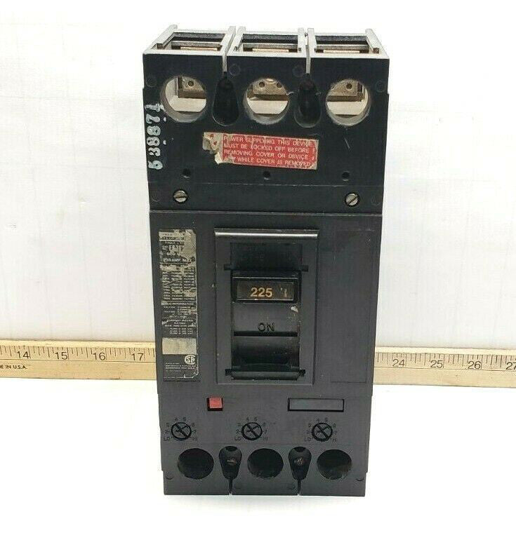 GOULD ITE 250 AMP CIRCUIT BREAKER W/ 225 AMP TRIP 600 VAC 3 POLE  F63F250